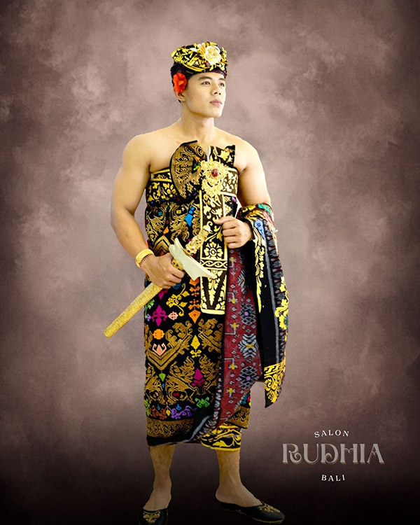 foto keluarga Bali studio