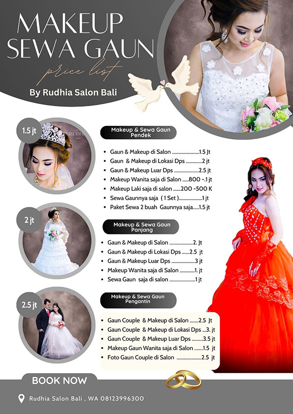 harga sewa gaun denpasar harga sewa gaun denpasar