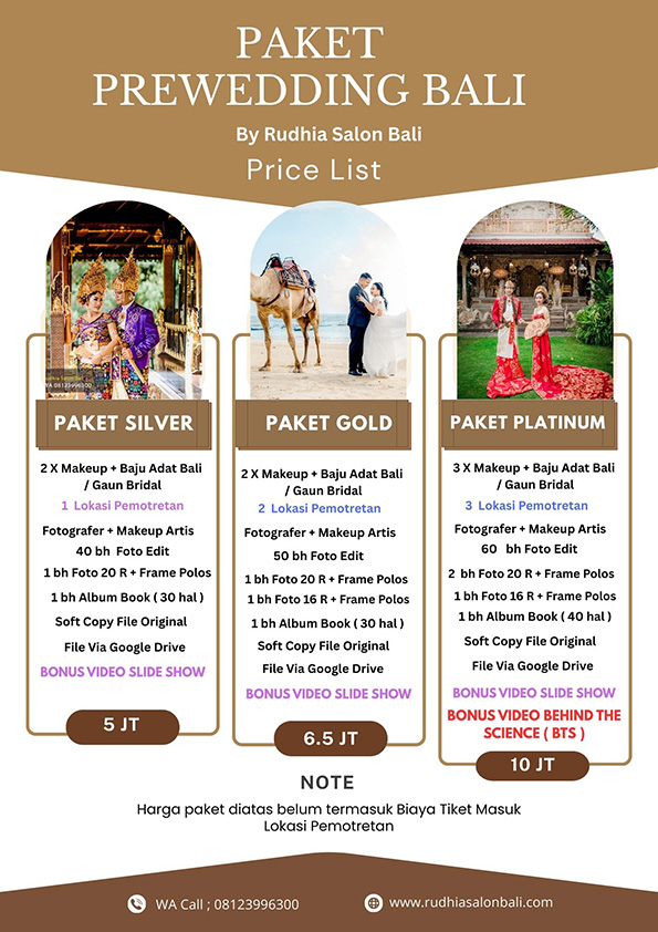 paket prewedding bali harga prewedding bali